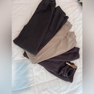 SKIMS sweats bundle. 3 pairs of sweats.